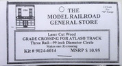 Atlas O 3-rail 99" Railroad Crossing for curved sectional track