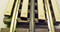 crossing shims, spaced to clear tie plates.
