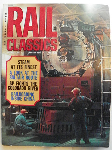 8444 UP Steam cover.  January 1975 Vol 4 no 1
