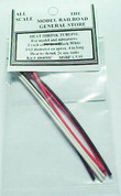 Heat Shrink Mini Tube Package 3/64 in dia. 2 each, 3 colors (Red/Black/White) 