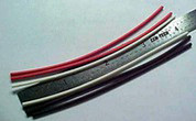 Heat Shrink Mini Tube 1/16 in dia. 2 each, 3 colors (Red/Black/White) 
Shrink ratio 2:1