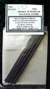 Heat Shrink Mini Tube Package Black in dia. 2 each, 4 diameters, 3/64, 1/16. 3/32, 1/8 
Shrink ratio 2:1