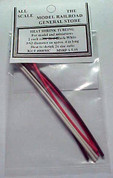 Heat Shrink Mini Tube Package 3/32 in dia. 2 each, 3 colors (Red/Black/White) 