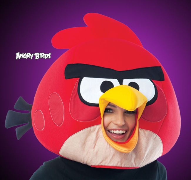 Angry Birds Mobile Cloth Mascot Style Red Halloween Costume Mask Cartoon  Game - The Holiday Store