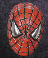 Adult Soft Vinyl Deluxe Spider Man Spiderman Halloween Costume Mask
