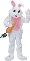 Adult Premium White Easter Bunny Rabbit Reantal Quality Mask & Costume
