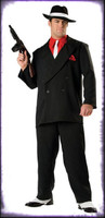 Adult Deluxe Quality Gangster Mafia Zoot Suit Pinstriped Halloween Costume