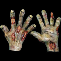 Gory Rotted Zombie Corpse Monster Hands Halloween Costume Hands Accessories