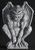 3' Gothic Guardian Gargoyle Halloween Static Prop Decoration