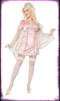 Sexy Playboy Princess Pink Dress w/ Accessories Halloween Costume