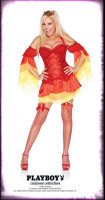 Sexy Playboy Devilishous Devil Red Dress w/ Accessories Halloween Costume