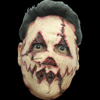 Realistic Serial Killer #21 ADT Human Flesh Cut Sown Halloween Costume Face Mask