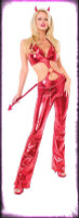 Sexy Playboy Devilish Hottie Devil jumpsuit w/ Accessories Halloween Costume