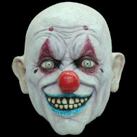 Freaky Circus Crappy the Clown Insane Evil Serial Killer Halloween Costume Mask
