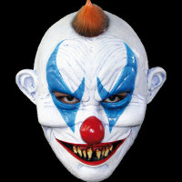 Gothic Freaky Circus Clown Insane Evil Serial Killer Halloween Costume Mask