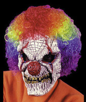 Horror Clown w/ Wig Juggalo Insane Posse Halloween Mask