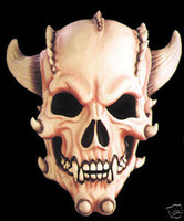 Gothic Demon Skull Creature Halloween Mask Costume Prop