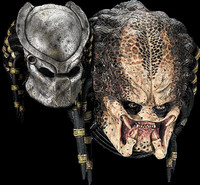 Deluxe Movie Predator Warrior Hunter Alien Double Halloween Costume Mask