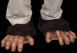 Chimp Monkey Ape Shoe Covers Halloween 