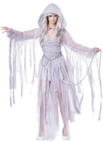 Haunting Beauty Ghost Spirit Dress w/ Accessories Halloween Costume