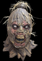 Scareborn Gruesome Scarecrow Zombie Corpse Halloween Costume Mask