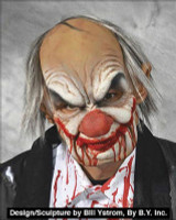Moving Mouth Smiley Killer Grumpy Clown Hair Supersoft Halloween Costume Mask