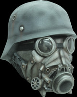 WW2 Nazi Chemical Warfare Gas Hazmat Hazard Chemical Halloween Costume Mask