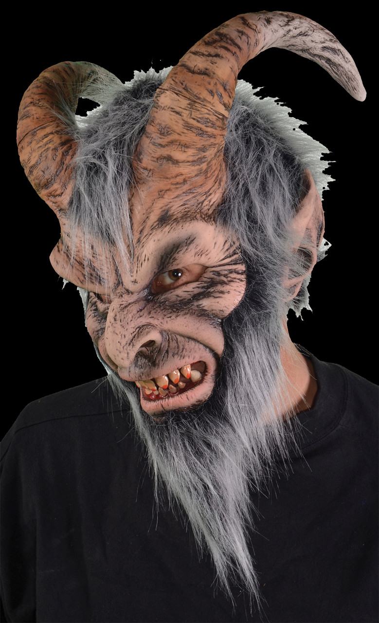 Krampus Demon folklore of Alpine Anti Santa Christmas Halloween Costume Mask