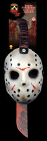 Friday the 3th Jason Voorhees Horror Halloween Machette Knife Costume Face Mask
