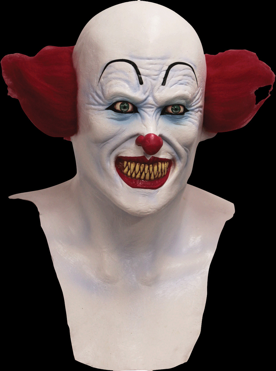 Scary Pennywise Circus Clown Freak Insane Evil Serial Killer Halloween  Costume Mask