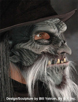 Moving Mouth Gothic Ring Master Circus Beast Undertaker Halloween Costume Mask