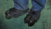 Grey Hooves Goat Monster Feet Shoes Halloween Costume Shoe Covers Accessories