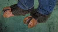 Brown Hooves Goat Monster Feet Shoes Halloween Costume Shoe Covers Accessories