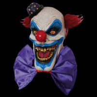 Chompo the Circus Clown Insane Evil Serial Killer Halloween Costume Mask