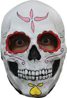 Catrina Sugar Skull Female Very Detailed Halloween Costume Latex Full Overhead Mask