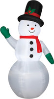 83.9" tall Lighted Snowman air blown airblown Inflatable Christmas Yard Decor Decoration