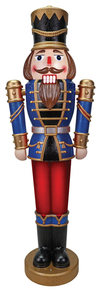 68" Tall LED Lights Change To Music Nutcracker Christmas Decor ...