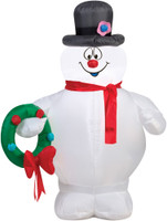 42" airblown Frosty the Snowman Inflatable Christmas Yard Decor 