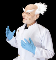 Crazy Doctor Jack Ad Dr. Mad Professor  Halloween Costume Mask