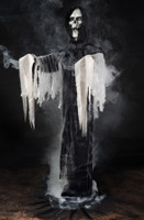 58" Reaper Fogger Phantom in Black Fog Halloween Prop Haunt Effect