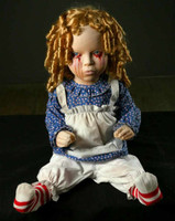 Toddler size Animated Deadly Doll Frightronics Haunted Halloween Prop