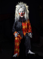Life Size Animated Last Laugh Creepy Clown Frightronics Halloween Prop Laff