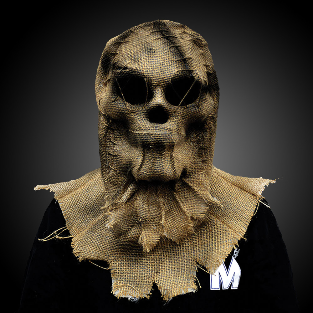 Creepy Ritual Burlap Scarecrow 2 Halloween Costume Adult Mask - The Holiday  Store