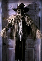 Animated Life Size Hanging Scare Surprise Scarecrow Halloween Prop