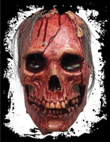 Gruesome Blood- Soaked Skull Necro-Dome Halloween Costume Mask