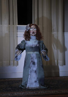 Animated 36" Haunted Possessed Victorian Vintage Doll Halloween Prop