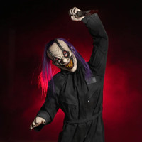 Life Size Static Creep Killer Clown Distortions Halloween Prop