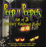 Animated Peep n Peepers Spooky Lighted Flashing Eyes Halloween Decor
