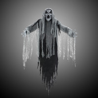 60" Animated Hanging Ghostly Spirit Phantom Halloween Prop props Decoration