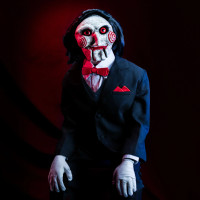Saw™ Deluxe Billy the Puppet Posable Latex Halloween Prop Decoration